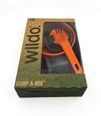 Wildo Camp-A-Box Complete Yemek Seti - Turuncu