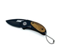 Zeytin Ağacı Kabze Mini Cep Çakısı - Siyah