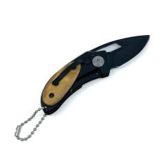 Zeytin Ağacı Kabze Mini Cep Çakısı - Siyah