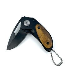 Zeytin Ağacı Kabze Mini Cep Çakısı - Siyah