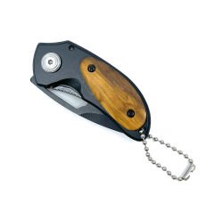 Zeytin Ağacı Kabze Mini Cep Çakısı - Siyah