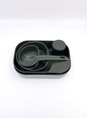 Wildo Camp-A-Box Complete Yemek Seti - Zeytin