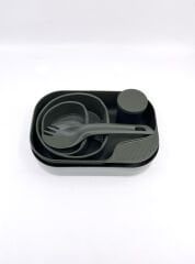 Wildo Camp-A-Box Complete Yemek Seti - Zeytin