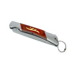 Pirinç İşleme Ahşap Kabze Çakı