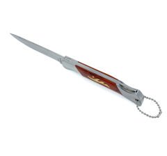 Pirinç İşleme Ahşap Kabze Çakı