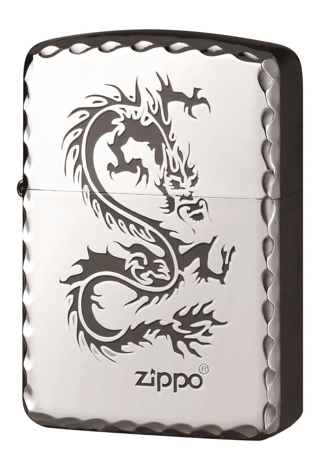 Zippo Silver Plate Dragon 1941 Vintage Çakmak
