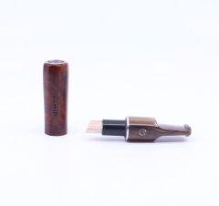 Şahin 9mm Filtreli 8mm Uçlu Akrilik Saplı Sigara Ağızlığı - Kahverengi - 0766