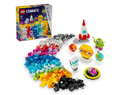 LEGO Classic Yaratıcı Uzay Gezegenleri Güneş Sistemi İçeren Yaratıcı Oyuncak Yapım Seti (450 Parça)