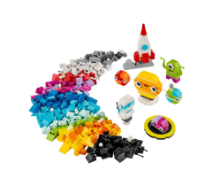 LEGO Classic Yaratıcı Uzay Gezegenleri Güneş Sistemi İçeren Yaratıcı Oyuncak Yapım Seti (450 Parça)