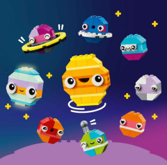 LEGO Classic Yaratıcı Uzay Gezegenleri Güneş Sistemi İçeren Yaratıcı Oyuncak Yapım Seti (450 Parça)