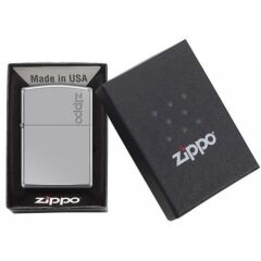 Zippo Classic Logo Design Armor Case Çakmak