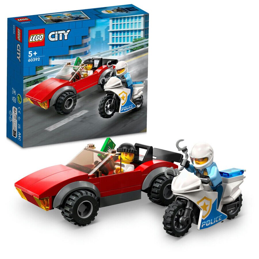 LEGO City Polis Motosikleti Araba Takibi