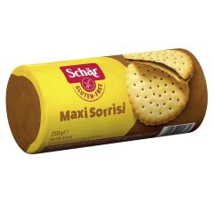 Schar Maxi Sorrisi 250g – Glutensiz Kakao Kremalı Bisküvi