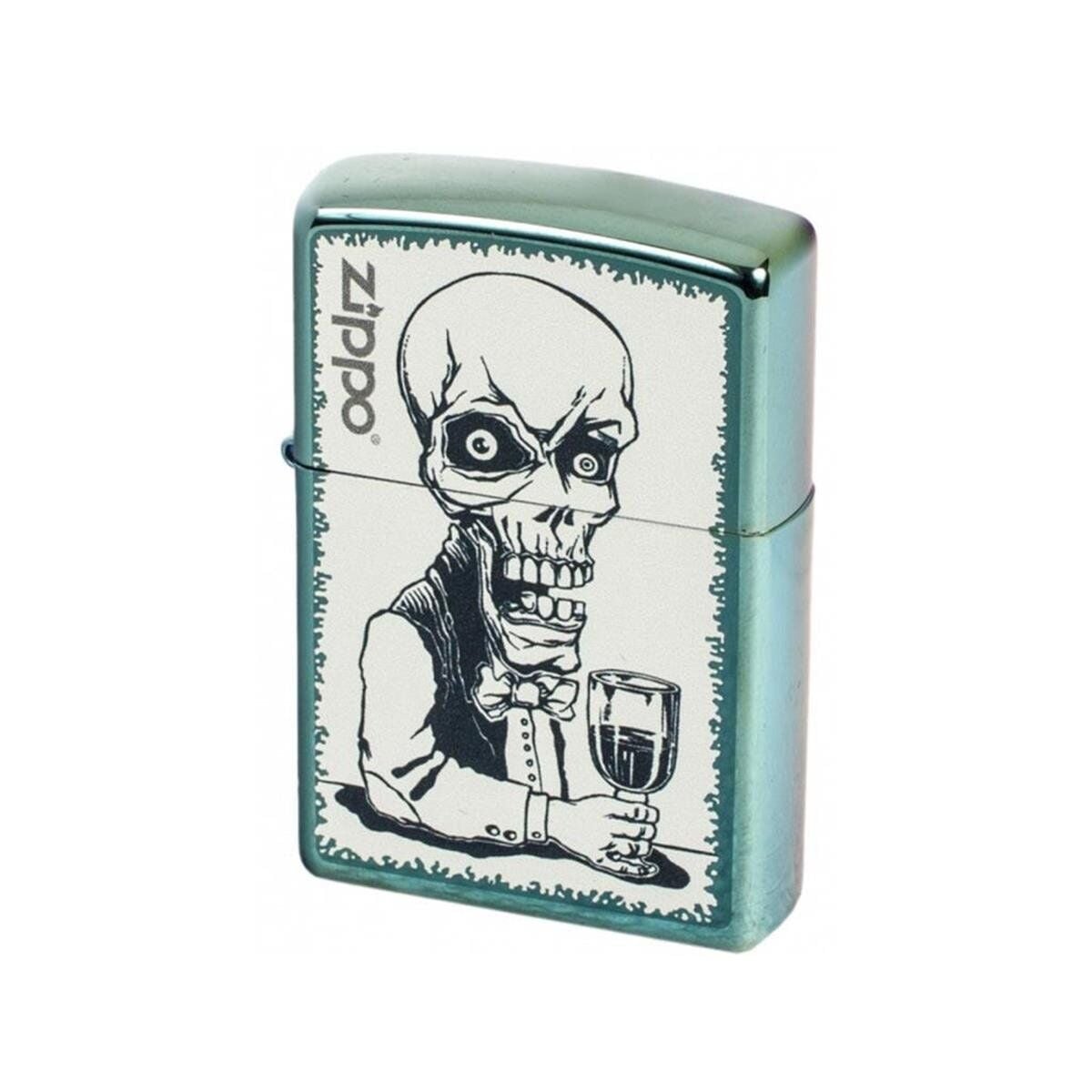 Zippo Skeleton Bartender Dizayn Çakmak - İskelet Barmen