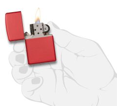 Zippo Regular Red Matte Çakmak