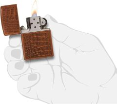 Zippo Ice Crocodile Pattern Dizayn Çakmak