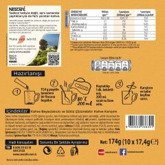 Nescafe 3ü1 Arada Sütlü Köpüklü Granül Kahve 10'lu Paket