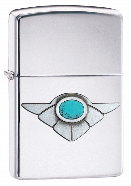 Zippo Winged Turquoise Dizayn Çakmak