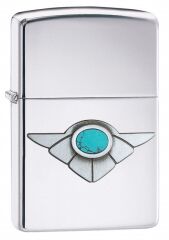 Zippo Winged Turquoise Dizayn Çakmak
