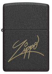 Zippo Matte Black Zippo Design