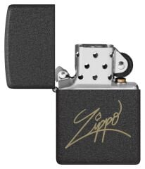 Zippo Matte Black Zippo Design