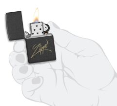 Zippo Matte Black Zippo Design