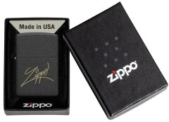 Zippo Matte Black Zippo Design