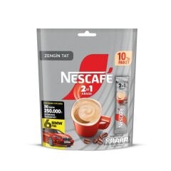 Nescafe 2si1 Arada Granül Kahve 10'lu Paket