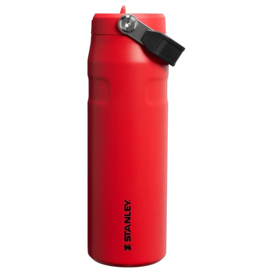 Stanley The IceFlow Bottle Flip Straw Pipetli Termos 2.0 0.7 L - (24 OZ) Chili Black
