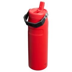 Stanley The IceFlow Bottle Flip Straw Pipetli Termos 2.0 0.7 L - (24 OZ) Chili Black