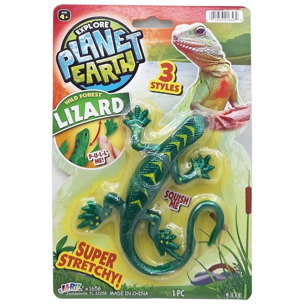 Oyuncak Böcekler Planet Earth Vahşi Orman Kertenkelesi - Yeşil