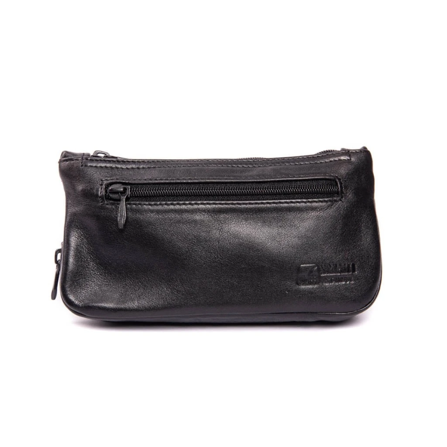 Şahin Siyah Deri Pipo Çantası 101801
