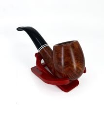 Şahin Kırmızı Yıldız Bent Brandy 9mm. Filtreli Ebonit Saplı Pipo 237224