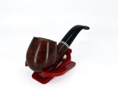 Şahin Kırmızı Yıldız Bent Brandy 9mm. Filtreli Ebonit Saplı Pipo 237225