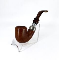 Şahin Üç Yıldız Bent Rhodesian 9mm. Filtreli Akrilik Saplı Pipo