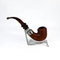 Şahin Üç Yıldız Bent Rhodesian 9mm. Filtreli Akrilik Saplı Pipo