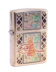 Zippo Kanuni Sultan Süleyman Tuğra Dizayn Çakmak