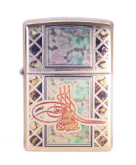 Zippo Kanuni Sultan Süleyman Tuğra Dizayn Çakmak