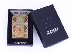 Zippo Kanuni Sultan Süleyman Tuğra Dizayn Çakmak