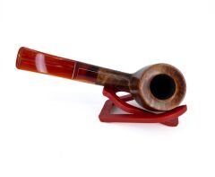 Şahin Üç Yıldız Bent Pot Mod Ban 3 9mm. Filtreli Akrilik Saplı Pipo 237897