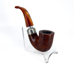 Şahin Üç Yıldız Bent Dublin 9mm. Filtreli Akrilik Saplı Pipo 237390