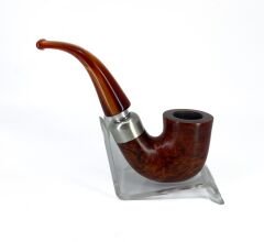 Şahin Üç Yıldız Bent Dublin 9mm. Filtreli Akrilik Saplı Pipo 237390