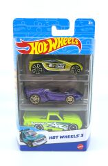 Hot Wheels 3'lü Araba Seti - Set 1
