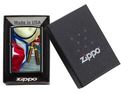 Zippo Cuban Flag And Plate Çakmak
