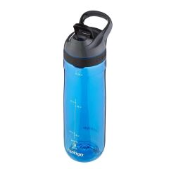 Contigo Cortland Tren Tek El Bas İç Kapaklı Su Matarası 720ml 2191386 - Mavi
