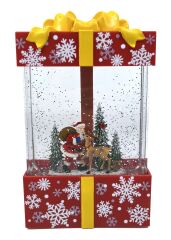 Noel Baba Yılbaşı Hediyesi Işıklı ve Müzikli Kar Küresi Model No1