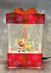 Noel Baba Yılbaşı Hediyesi Işıklı ve Müzikli Kar Küresi Model No1