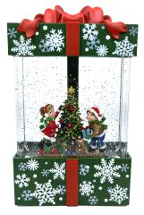 Noel Baba Yılbaşı Hediyesi Işıklı ve Müzikli Kar Küresi Model No2