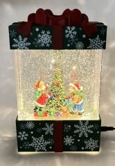 Noel Baba Yılbaşı Hediyesi Işıklı ve Müzikli Kar Küresi Model No2