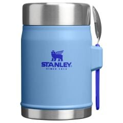Stanley Klasik Paslanmaz Çelik Yemek Termosu Kaşıklı 0,40 LT - Gök mavi